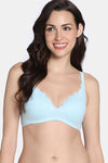 Zivame Padded Non Wired Medium Coverage T-Shirt Bra - Starlight Blue — thumbnail 2